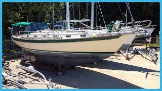 The PERFECT, AFFORDABLE Bluewater Cruiser That's Ready To Sail? [Full Tour] Learning the Lines