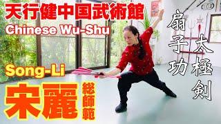 宋麗先生による扇子功・太極剣　Chinese wushu  Shan zi gong  Taichi Jian  by Song-Li sensei