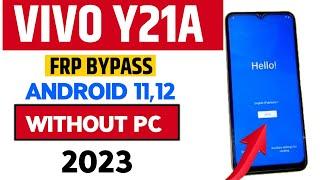 Vivo Y21A frp bypass android 11 (2023) | Vivo y21 frp bypass android 12| vivo 21a,y21e,y21 frp Bypas