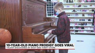 Piano prodigy goes viral after playing at local thrift store