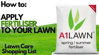 How To Apply Fertiliser To Your Lawn (BEGINNERS GUIDE)