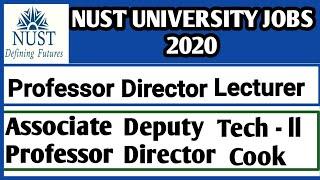 National University of Sciences and Technology Jobs 2020 | NUST JOBS 2020 | Pakistan Jobs Explore