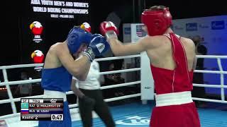 Molzhigitov Dias (KAZ) vs Usov Mikhail (RUS) _ 75kg / AIBA Youth World Boxing Championships 2021