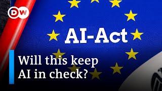 EU lawmakers approve world's first legal framework on Artificial Intelligence | DW News