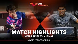 An Jaehyun vs Kanak Jha | MS Final | WTT Feeder Düsseldorf 2024