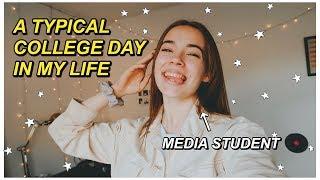 a TYPICAL day in my life at college! (media student)