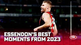 Fast, furious & FRUSTRATING I Top moments in 2023 for the Bombers I Kayo Top 10 Plays I Fox Footy