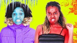 HOT VS COLD CHALLENGE - Shiloh and Shasha Onyx Kids
