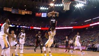 James Johnson Dunks Over Stephen Curry | 01.10.17