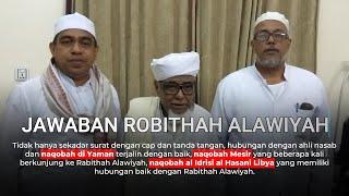 Jawaban RAbithah Alawiyah kpd siapa saja yang Ragu akan Nasab Ba' alawi terputus ?  Nasab Walisongo