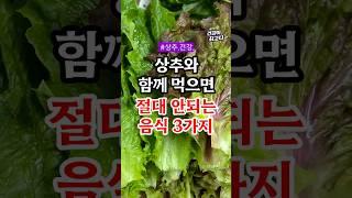 상추와 함께 먹으면 절대 안되는 음식 3가지 #건강  #건강정보