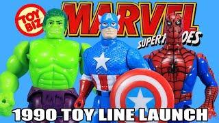 Toy Biz Marvel Superheroes 1990 Toy Line Launch Retrospective | Toysplosion