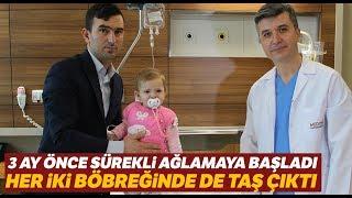 1,5 Yaşındaki Çocuğun Her İki Böbreğinde de Taş Çıktı