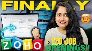 Huge Jobs Zoho & 120+ Companies HIRING FreshersLimited time left