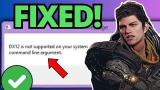 Fix DX12 is Not Supported on Your System in The First Descendant