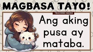 MAGBASA TAYO! | PAGSASANAY SA PAGBASA NG TAGALOG | FOR KINDER & GRADE 1 | TEACHING MAMA