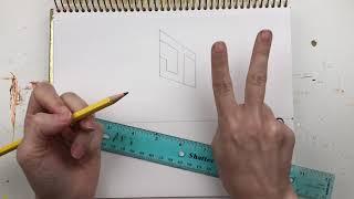 2 Point Perspective Block Letters