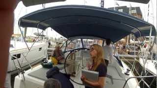 Beneteau Oceanis 37 Untoured by ABKVideo at the Annapolis Sailboat Show 2012