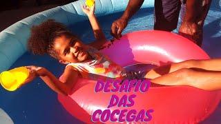 DESAFIO DAS CÓCEGAS NA PISCINA- @mundodaanajuliapipoca