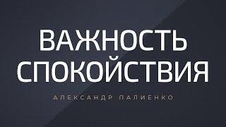 Важность спокойствия. Александр Палиенко.