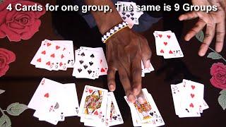 Huu mchezo wa karata ujanja umetumika wapi mpaka karata zikaleta haya matokeo, Playing cards wonders