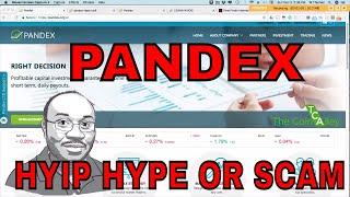 Review: Pandex - HYIP Hype or Scam - Should you Invest?