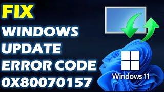 Solution Windows Update Error Code 0X80070157