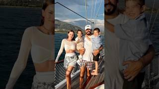 Burak Özçivit With His Family  Osman Bey With Fahriye Evcen #sanaedits #kuruluosman #shortsfeed