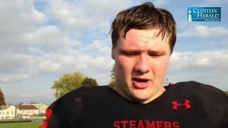 Fulton senior Kyle McLuckie talks about the success of the line in the Steamers' win against Momence