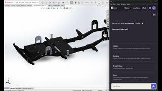 Leo AI + SolidWorks - Design Copilot demo