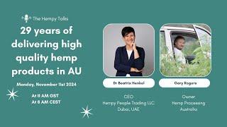 Hempy Talks I Season 3 I 29 years of delivering high quality hemp products in Austalia