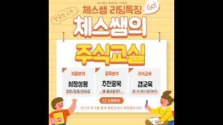 체스쌤의 주식 강의 스타일 맛보기#shorts