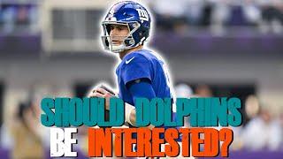 Should The Miami Dolphins Be Interested In Daniel Jones? | Injury Update!