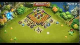 Castle Clash: Episode 4 - Beating Wave A on low might without troops.