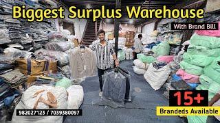 WareHose Of Export Surplus Mens Wear Wholesale / Mumbai Surplus Godown