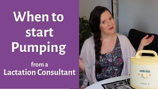 Breast pumping milk | Pumping Basics | when to start pumping after birth