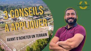 Les choses à vérifier avant d'acheter un terrain