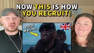 Americans React: Royal Marines Recruiting Adverts | Insanely effective!