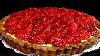 Tarta de fresas. Recetas de postres