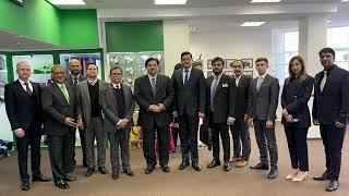 Federal Minister of Power Engr. Khurram Dastgir Khan visited Pakistan Embassy Minsk