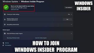 How to Join the Windows 11 Insider Program and Get the Preview Build