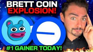 BRETT COIN Price Today (Base Chain Meme Coins EXPLODING!) BRETT Crypto Update