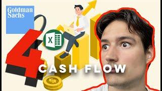 Task 4 Cash Flow | Goldman Sachs Virtual Experience Excel Skills For Business