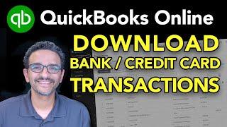 QuickBooks Online 2024: Connect Banks & Upload Transactions