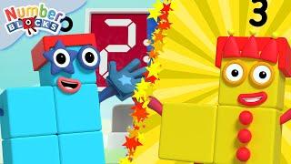 @Numberblocks | 🟡 Patterns and Sequences 🟠 | Explore maths patterns!