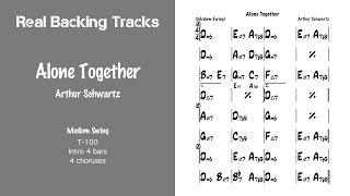 Alone Together - Real Jazz Backing Track - Play Along