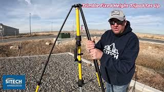 Trimble Fixed Height Tripod Setup Best Practices