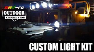 Cross RC HC6 6x6 Military Truck Kit Build Series   Part 8   Installing LED Lights & Winch Kit