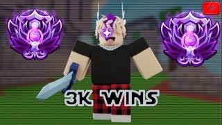 I Reached 3K Wins! (Roblox Bedwars)