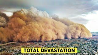 MONSTER Dust Storm SWALLOWS California